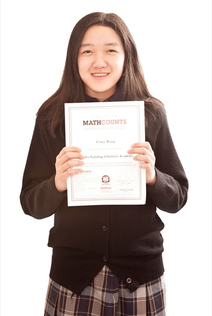 2011 Mathcounts Chapter Competition Winner: Casey Wang