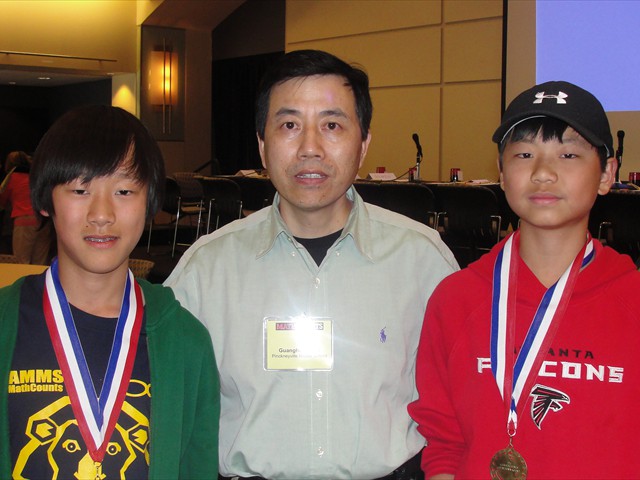 2011 State Mathcounts National Finalists: <br/>John Shen and Derek Tang