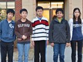 2012 State Mathcounts Honoral Mentioned: <br/>George Hu (1st Left), Sue Kim (1st Right) <br/>Mathcounts Chapter Winner: Tony Zeng (middle), Kyle Qian (2nd Left)