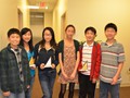 2012 Chapter Mathcounts Top 10 Winners: Leonardo Tang (2nd Right)<br/>State Mathcounts Honoral Mentioned:  Amy Su (3rd Left) 