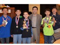 Coach Dr. Chen (Right 3rd) and National Finalists