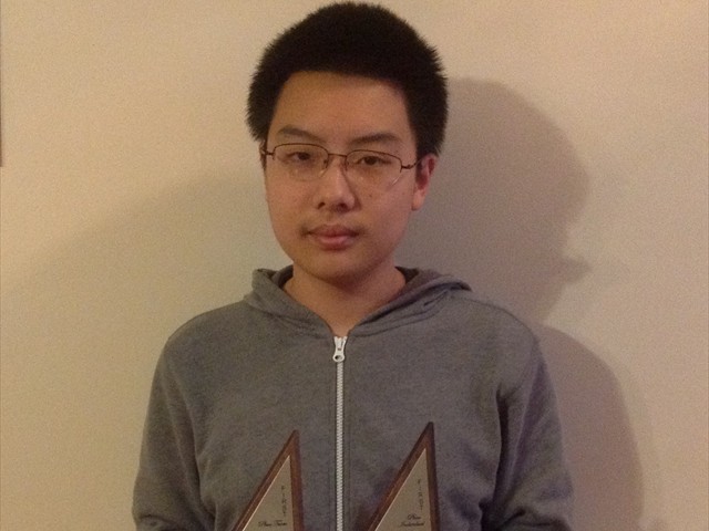 First Place (Augusta Chapter): Kyle Xiao