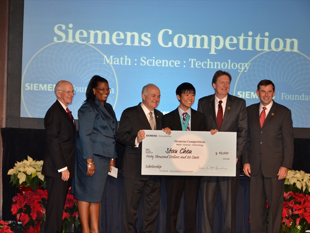 2011 Siemens Competitition National Winner with $40,000 Scholarship