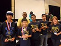 2012 State Mathcounts Top 10 Winner, Chapter Competition Top 5 Winner:Hubert Tang (2nd Left)