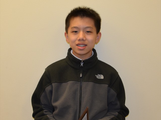 Johnny Fang (Capital Chapter 4th Place)